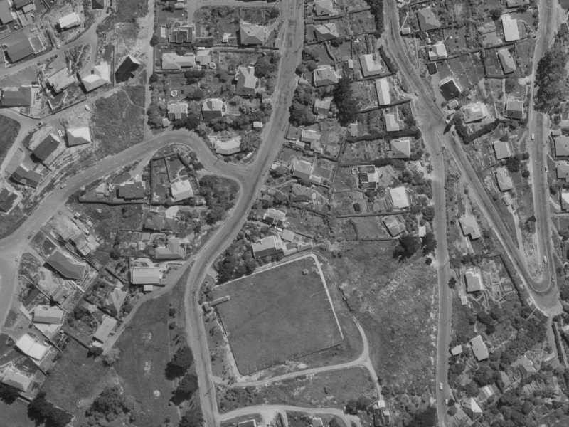 27 Huntsbury Avenue from the air, 1970-1974