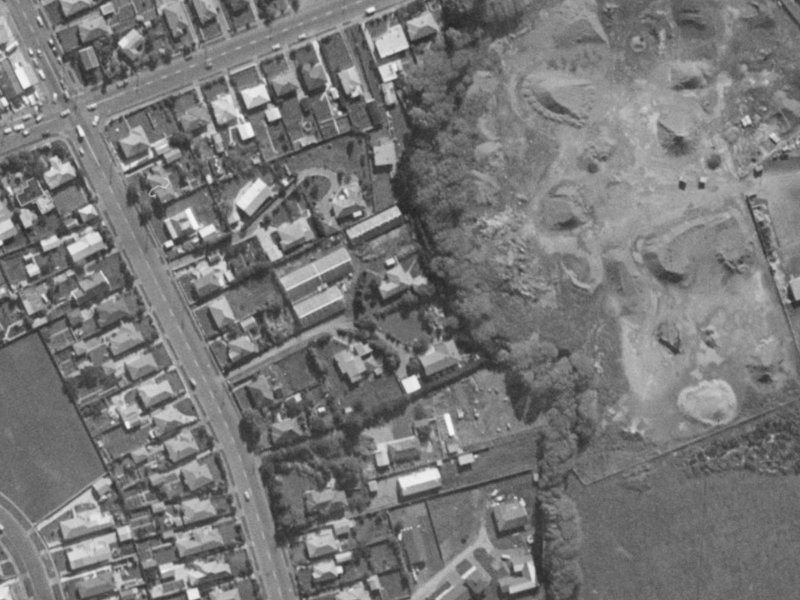 Capri Lane from the air, 1970-1974