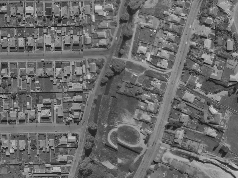 Palatine Terrace from the air, 1970-1974