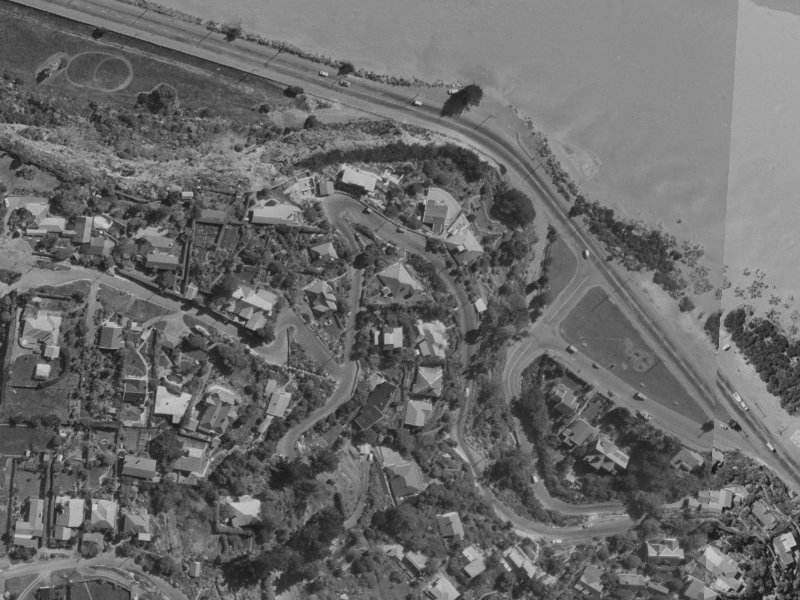 39 Clifton Terrace from the air, 1970-1974