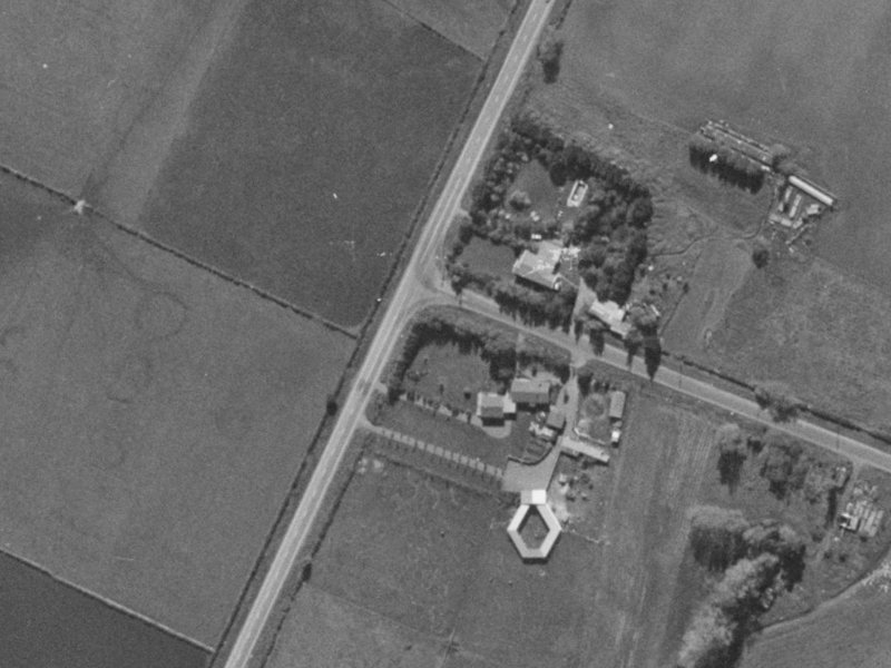 183 Dunbars Road from the air, 1970-1974