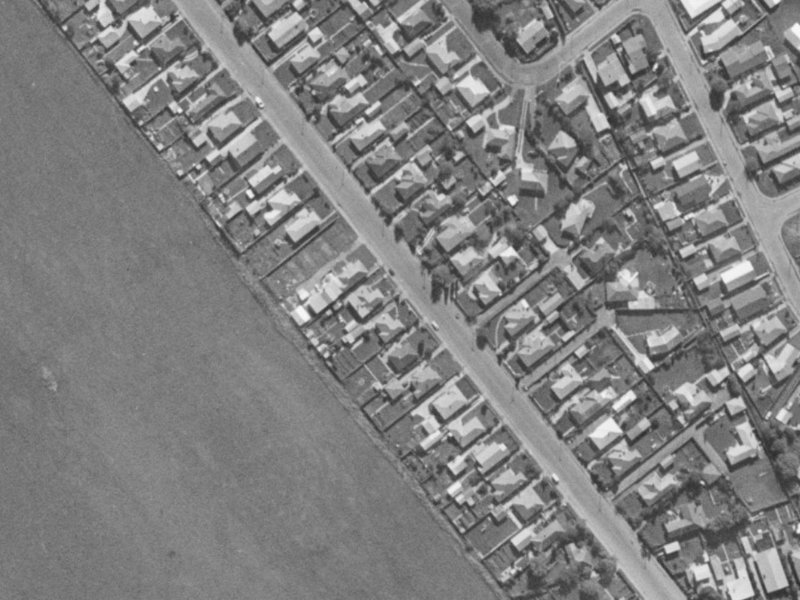 23 Victors Road from the air, 1970-1974