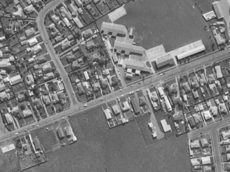 119 Sparks Road from the air, 1970-1974
