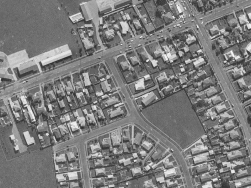 3 Rydal Street from the air, 1970-1974