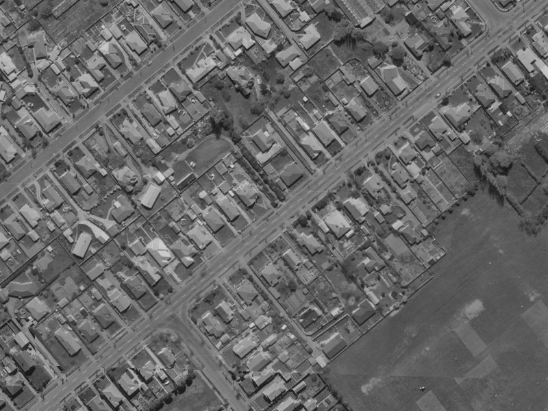 95 Rose Street from the air, 1970-1974