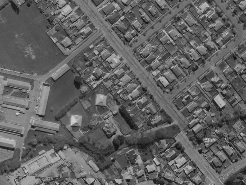 41 Barrington Street from the air, 1970-1974