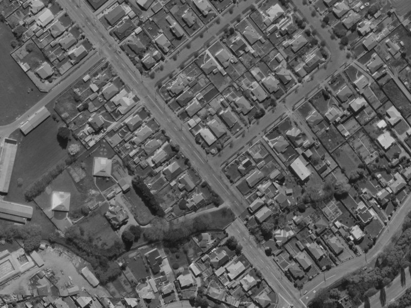 38 Barrington Street from the air, 1970-1974