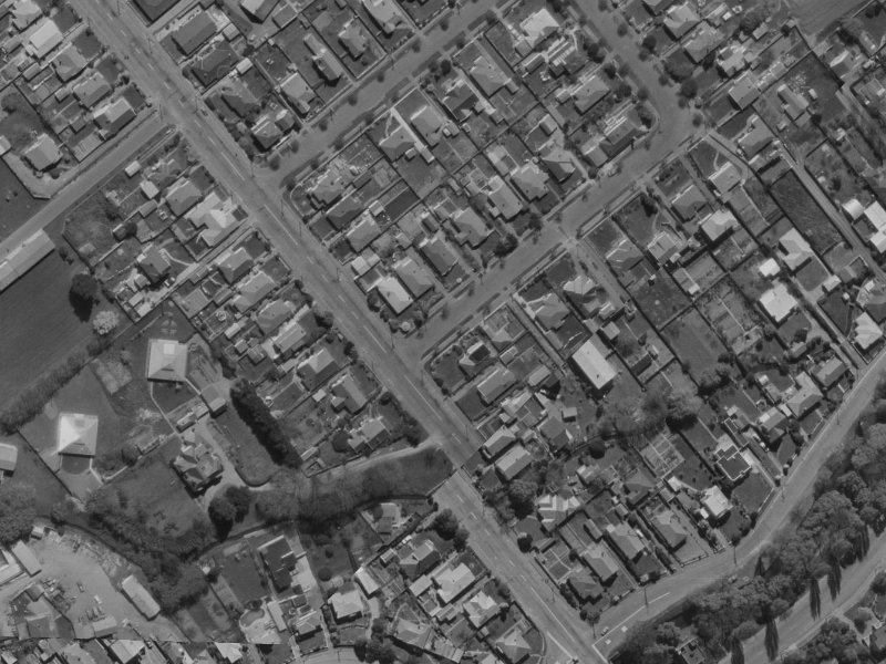 5 Darley Street from the air, 1970-1974