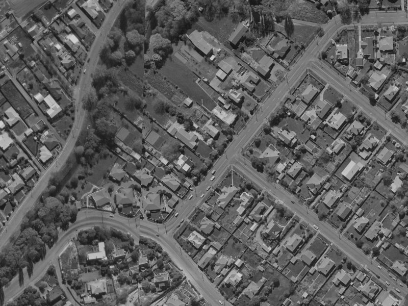 38 Thorrington Road from the air, 1970-1974