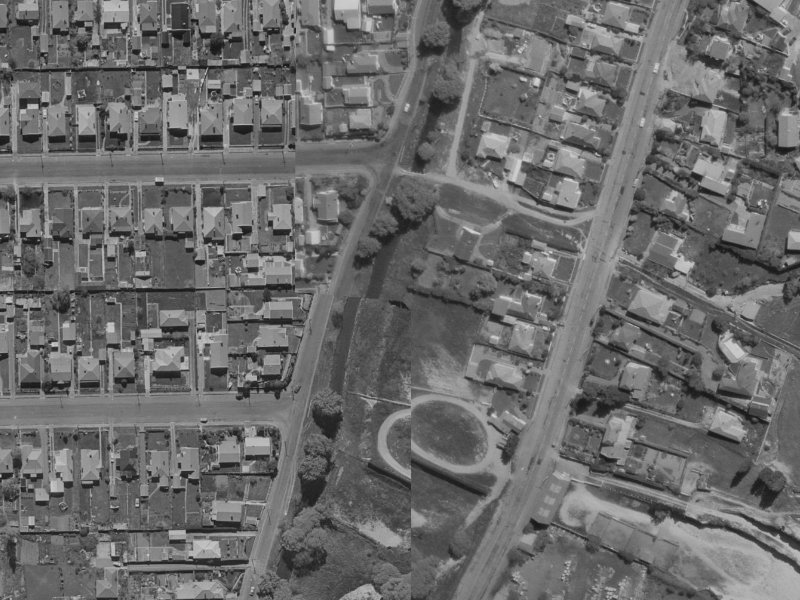12 Palatine Terrace from the air, 1970-1974