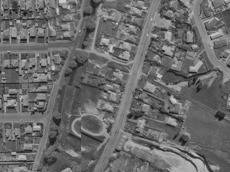 111 Centaurus Road from the air, 1970-1974