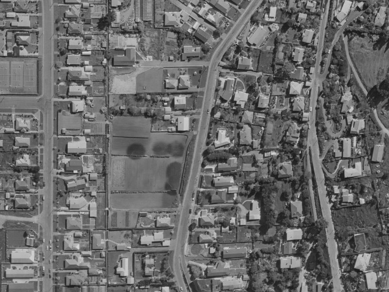 52 Vernon Terrace from the air, 1970-1974