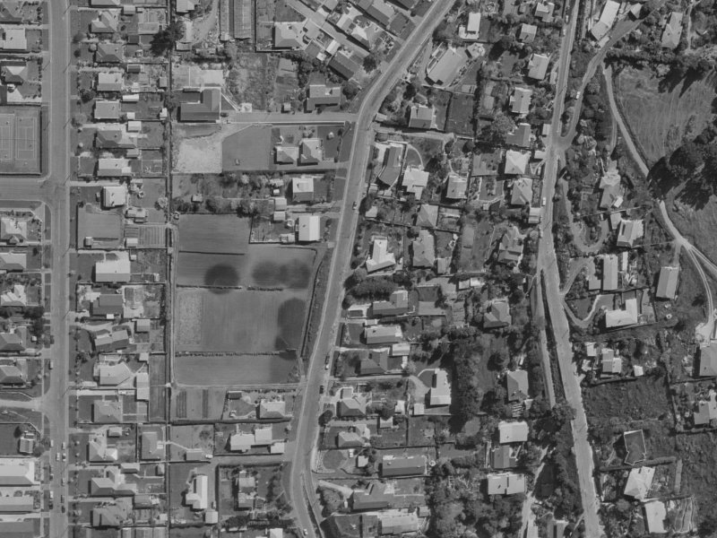 21A Vernon Terrace from the air, 1970-1974