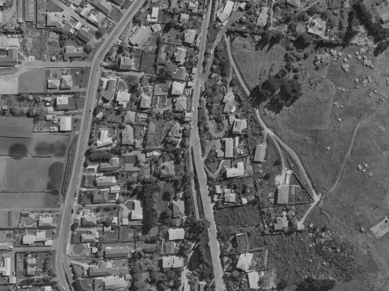 27 Rapaki Road from the air, 1970-1974