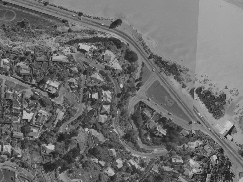 33 Clifton Terrace from the air, 1970-1974