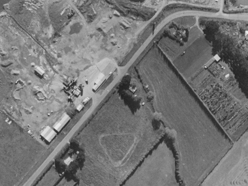 Mcteigue Road from the air, 1970-1974