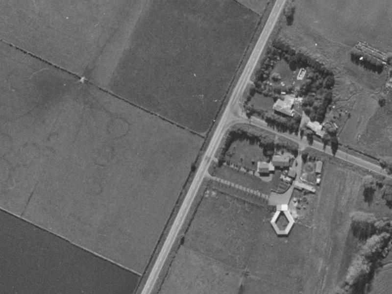 380 Wigram Road from the air, 1970-1974