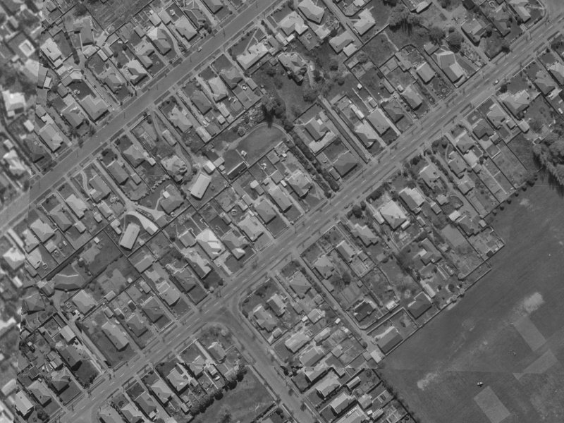 91 Rose Street from the air, 1970-1974