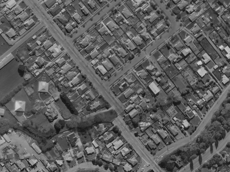 2 Darley Street from the air, 1970-1974
