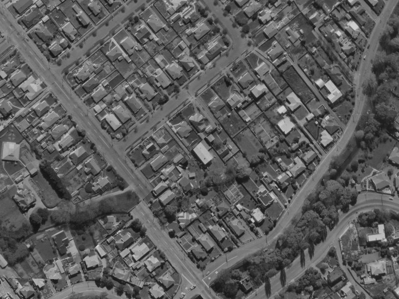 6 Darley Street from the air, 1970-1974