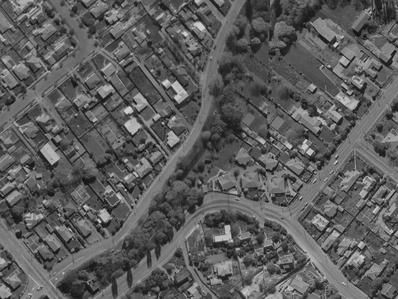 243 Ashgrove Terrace from the air, 1970-1974