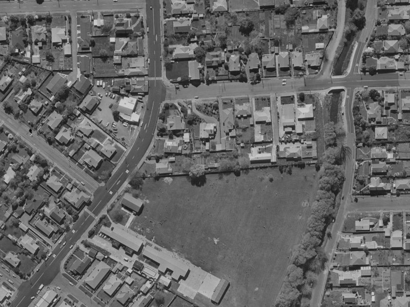 24B Colombo Street from the air, 1970-1974