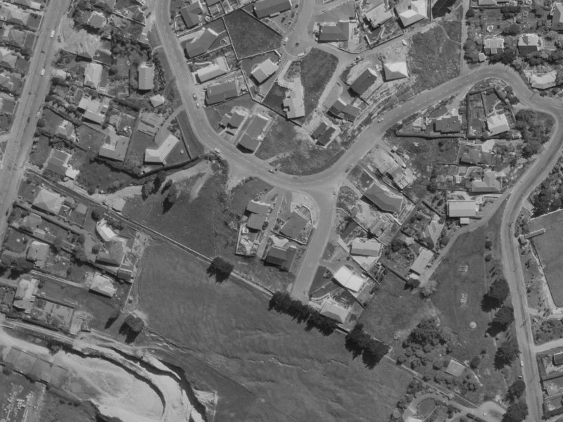 58 Parklands Drive from the air, 1970-1974