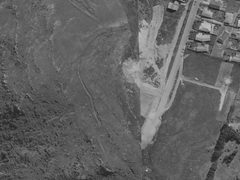 Brigid Place from the air, 1970-1974
