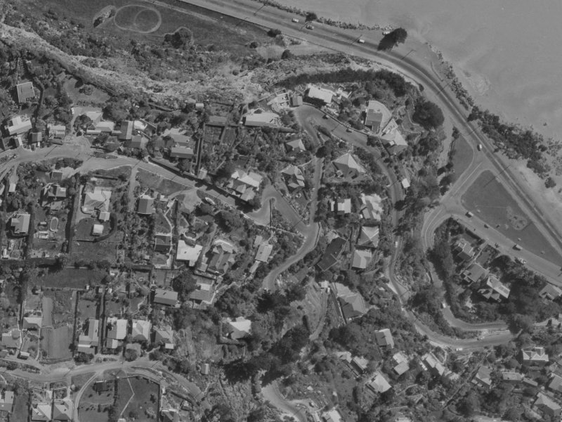 48 Clifton Terrace from the air, 1970-1974