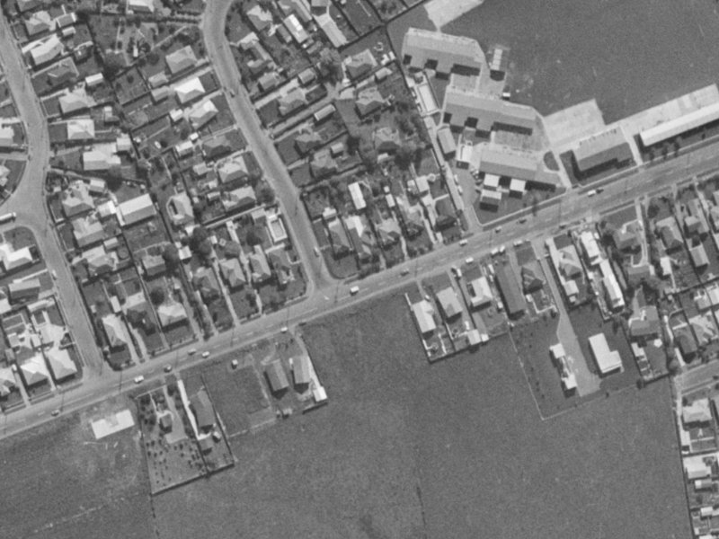 125 Sparks Road from the air, 1970-1974