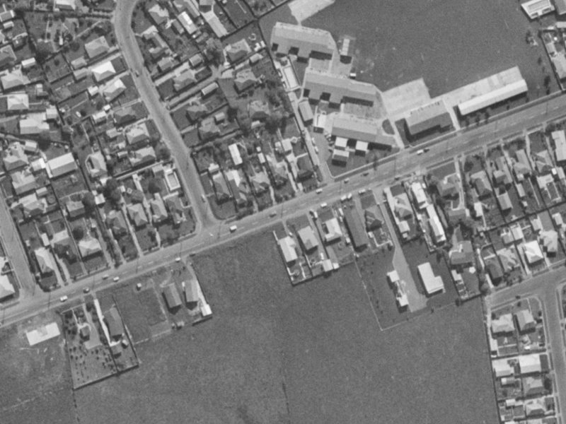 118 Sparks Road from the air, 1970-1974