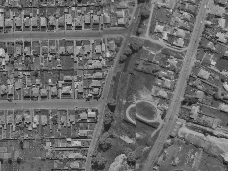 115 Eastern Terrace from the air, 1970-1974