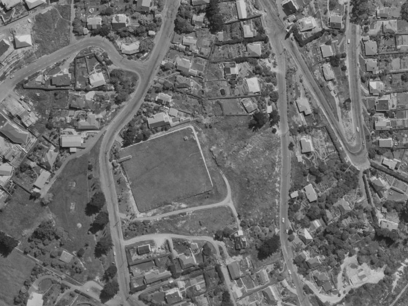 17 Millhill Lane from the air, 1970-1974