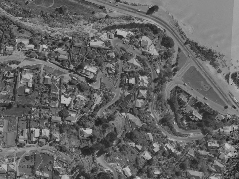 51 Clifton Terrace from the air, 1970-1974