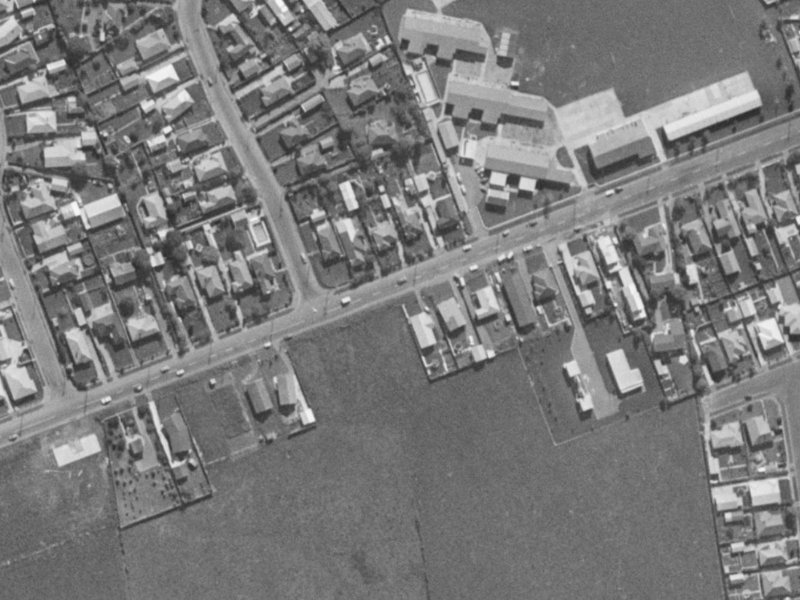 120 Sparks Road from the air, 1970-1974