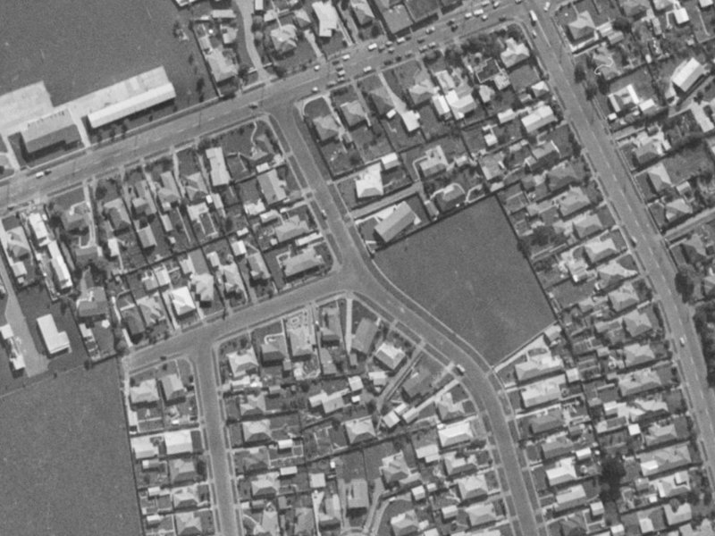 9 Rydal Street from the air, 1970-1974