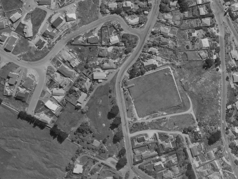 30A Huntsbury Avenue from the air, 1970-1974