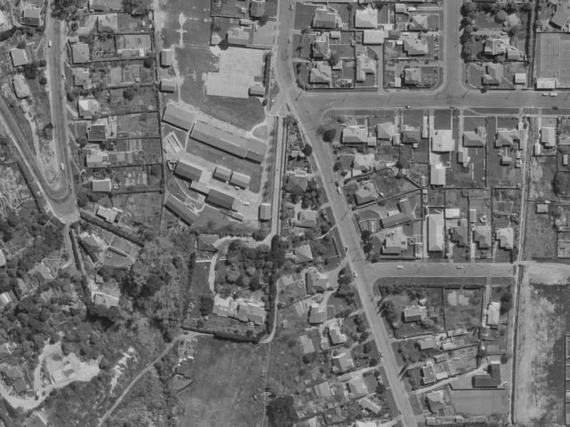 32 Albert Terrace from the air, 1970-1974