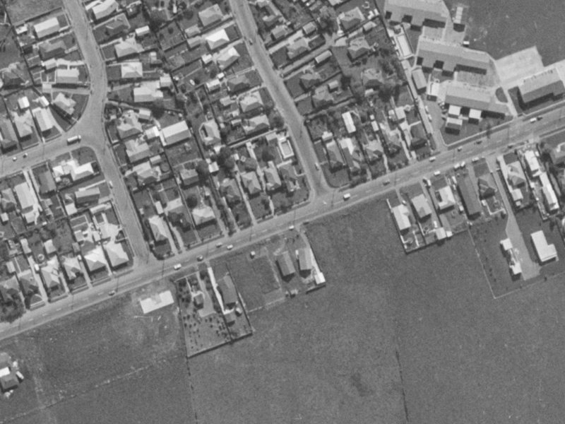 131 Sparks Road from the air, 1970-1974