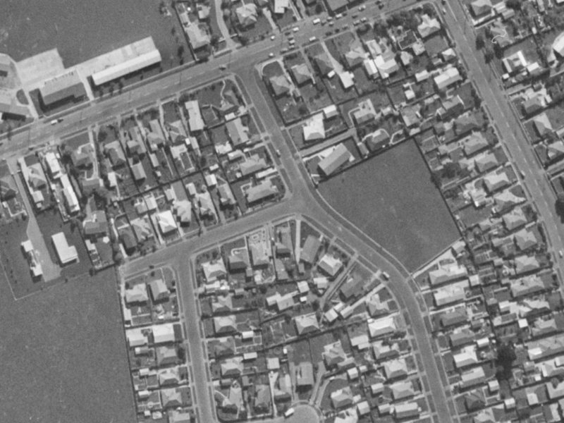 3 Northaw Street from the air, 1970-1974