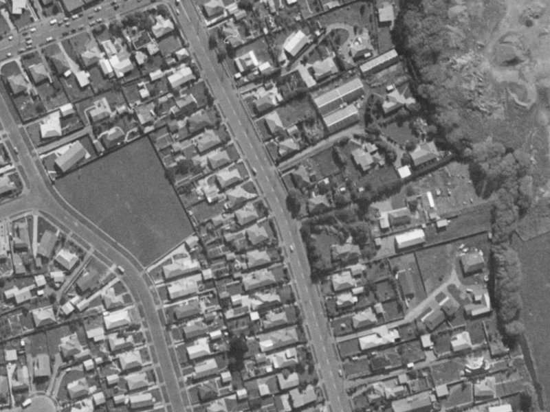 203A Hoon Hay Road from the air, 1970-1974