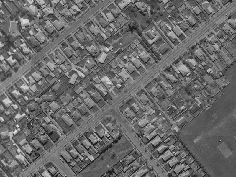 85 Rose Street from the air, 1970-1974