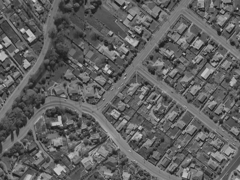 23A Thorrington Road from the air, 1970-1974