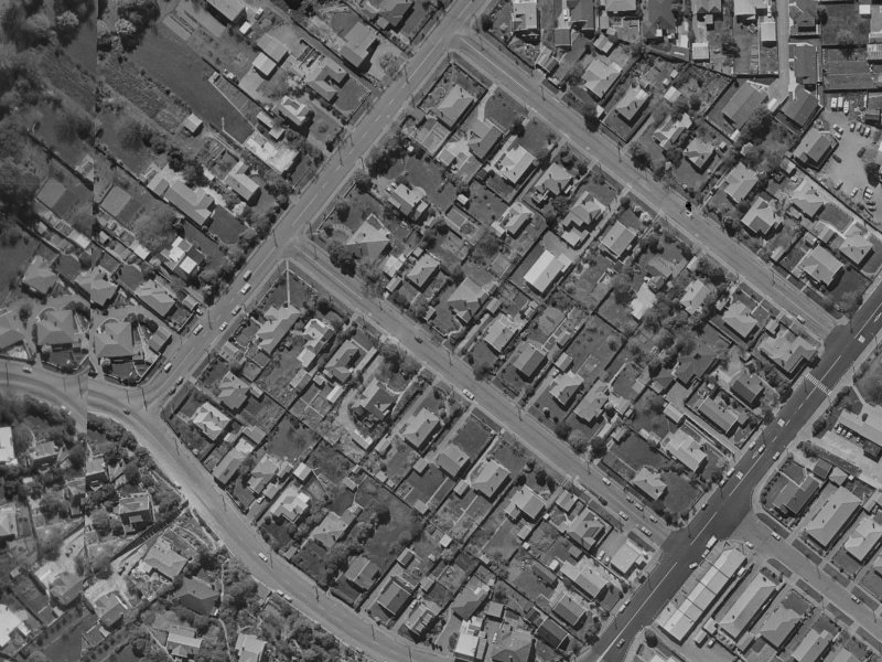 10 Woodbridge Road from the air, 1970-1974