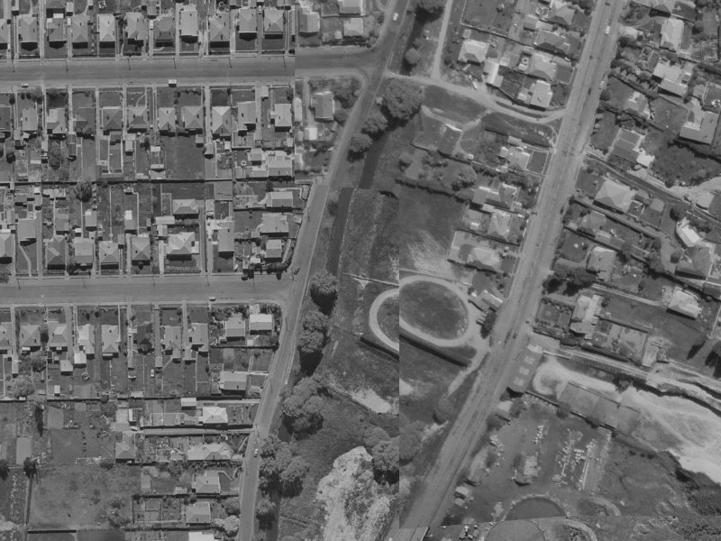 10 Palatine Terrace from the air, 1970-1974