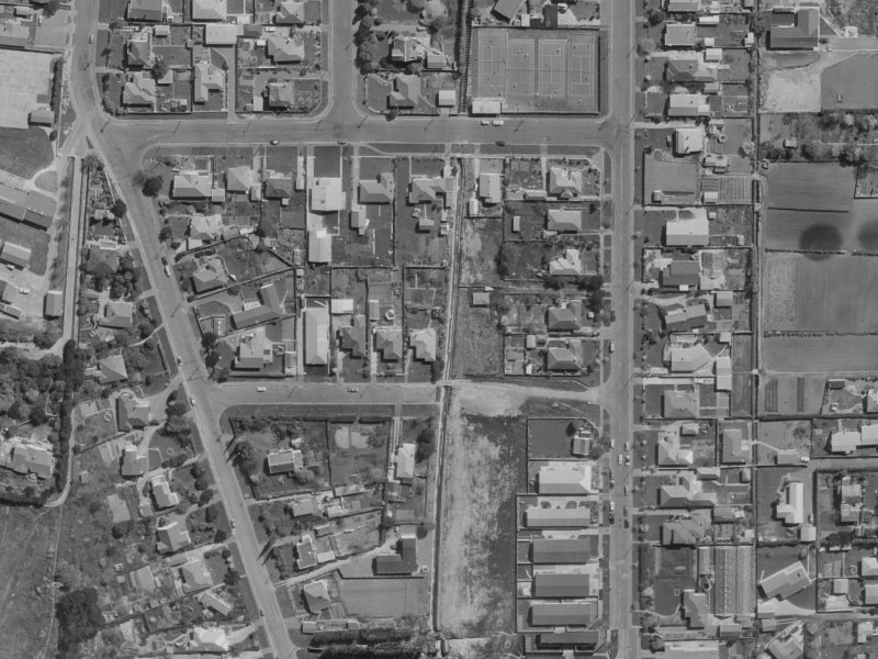 7 Leonard Place from the air, 1970-1974