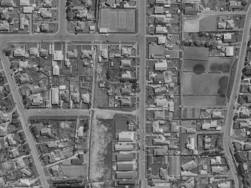 22 Hillsborough Terrace from the air, 1970-1974