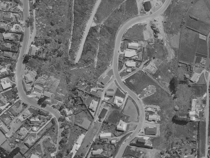 160 Soleares Avenue from the air, 1970-1974