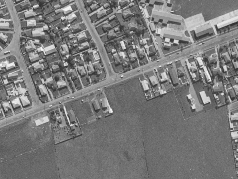 124 Sparks Road from the air, 1970-1974