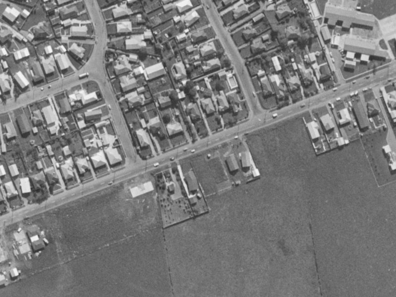 134 Sparks Road from the air, 1970-1974